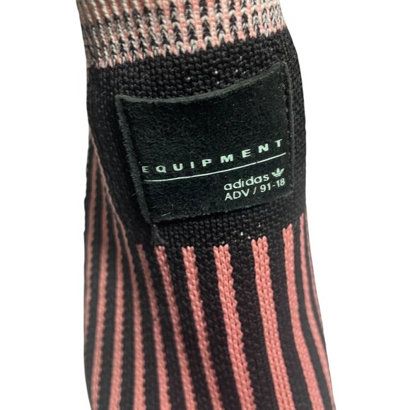 Adidas Equipment ADV 91-18 Sneakers Womens 5.5 Pink/Black Striped Slip-On - Picture 3 of 6